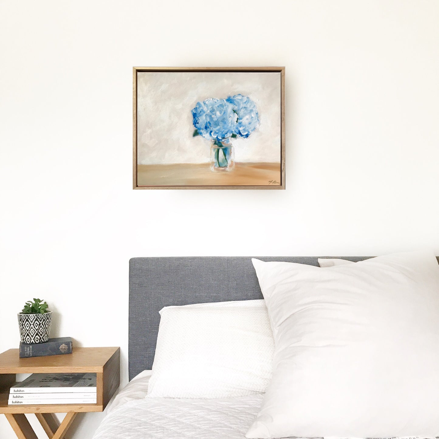 Hydrangeas On The Table