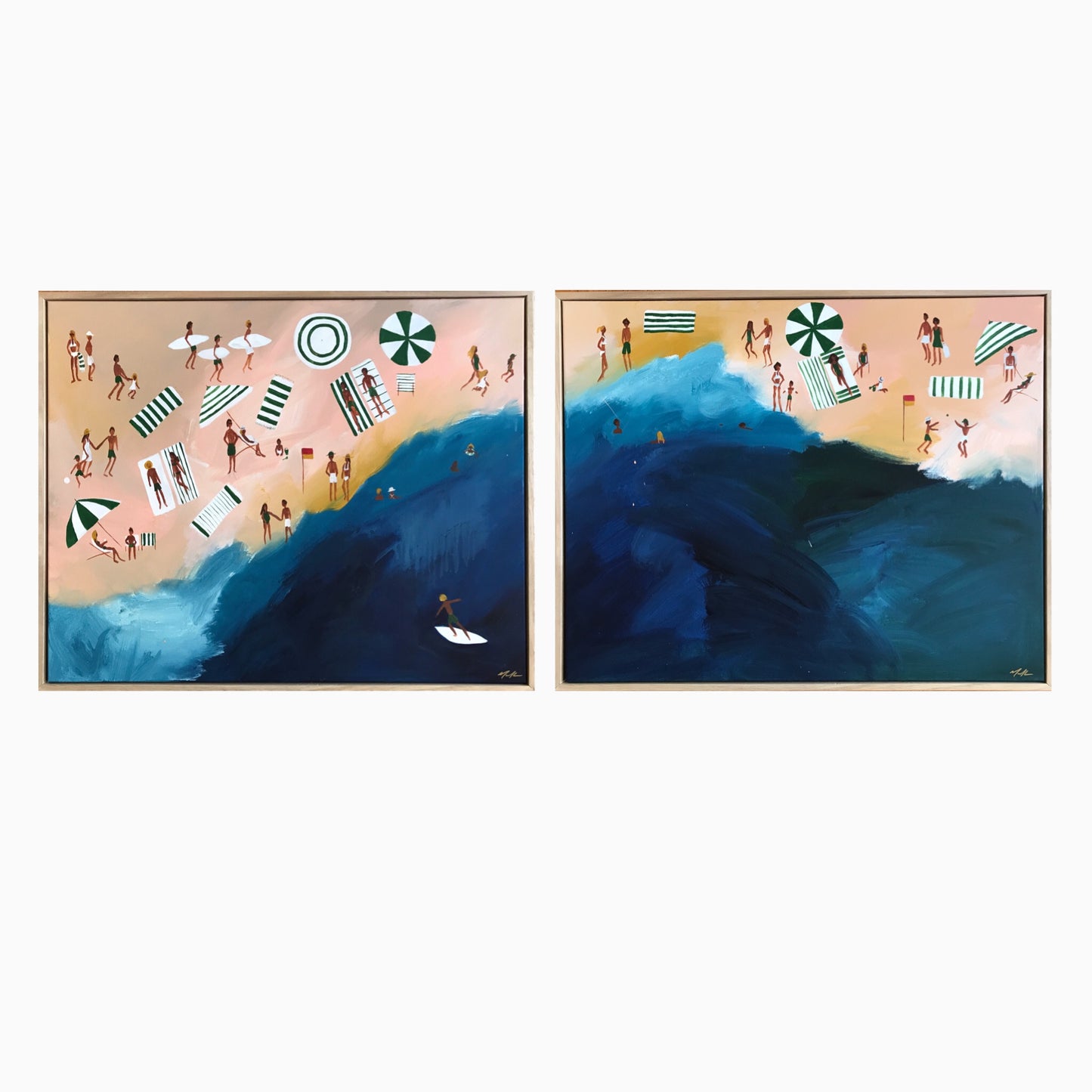 Manly Beach Diptych