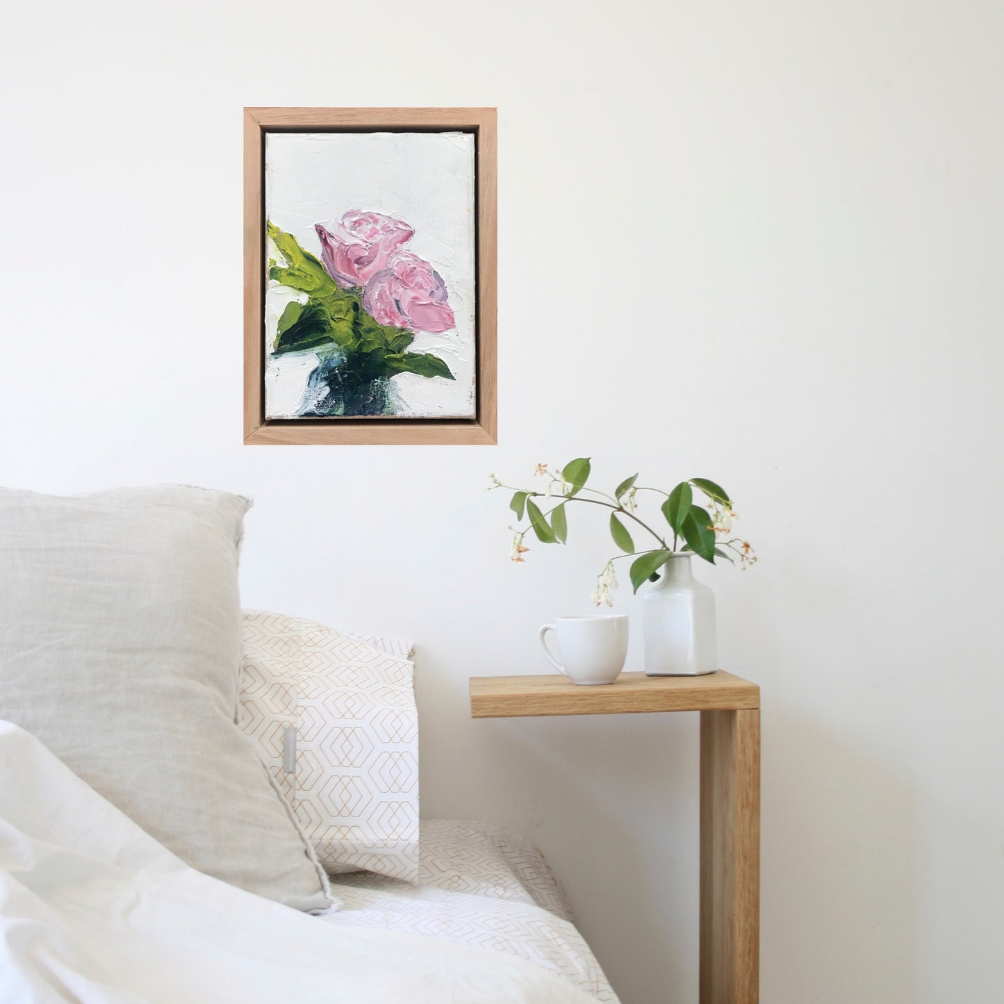 Two Roses In A Vase