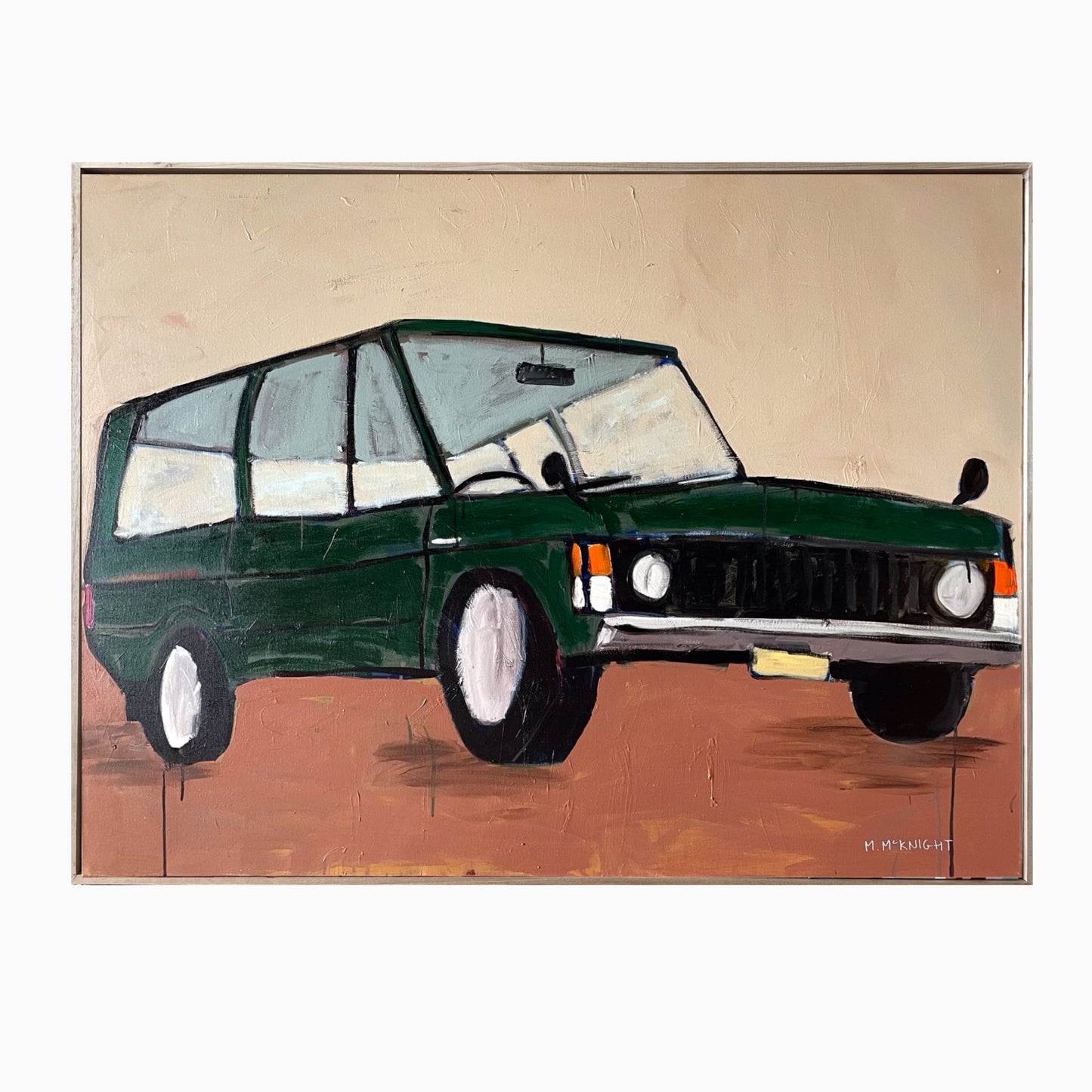 Green Range Rover